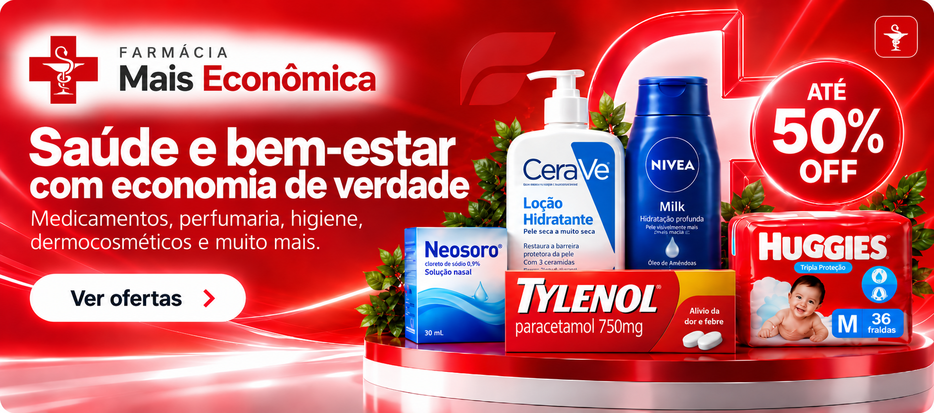 Saúde e bem-estar com economia de verdade